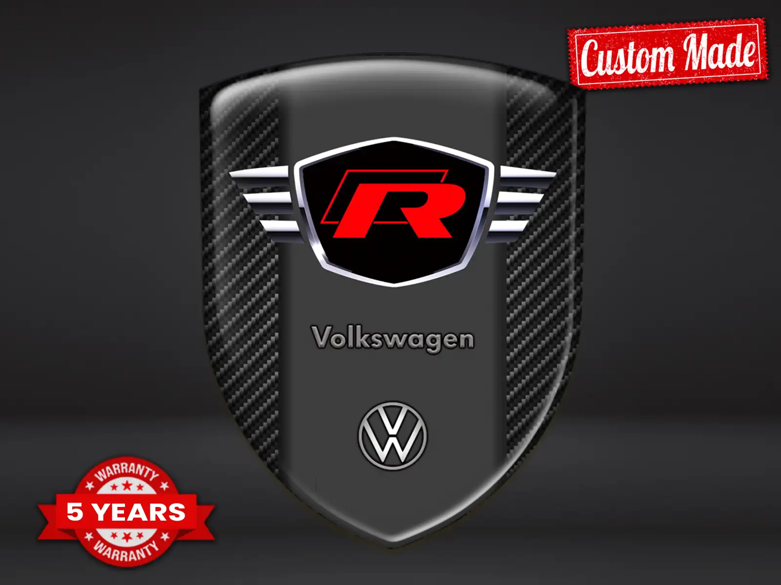 VW Doming Aufkleber Auto Luxus Stilvoll Design